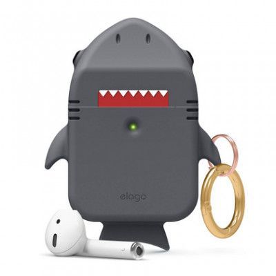 Elago AirPods Shark Design Case (Apple AirPods 1/2) - Blå
