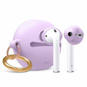 Elago EarBuds Basic with Carrying Pouch (Apple AirPods 1/2) - Grå