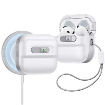 ESR Airpods 4 Skal Magsafe Halolock - Vit
