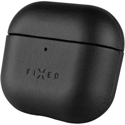 Fixed Läderfodral (AirPods 4) - Svart