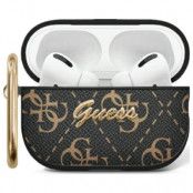 Guess AirPods 1/2 Skal 4G Hook - Svart