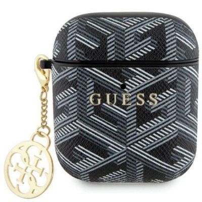Guess AirPods 1/2 Skal GCube Charm - Svart