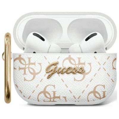 Guess AirPods 3 Skal 4G Hook - Vit