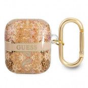 Guess AirPods Skal Paisley Strap Collection - Guld