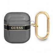 Guess AirPods Skal Strap Collection - Svart