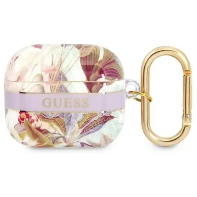 Guess Flower Cover (AirPods 3) - Lila