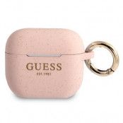Guess Silicone Glitter Skal AirPods 3 - Rosa