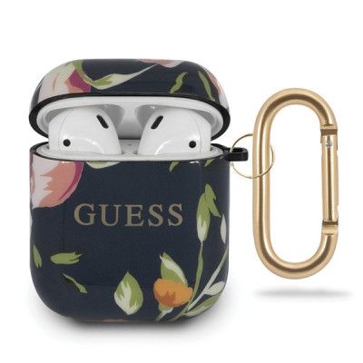 GUESS Skal AirPods Flower Collection - Blå
