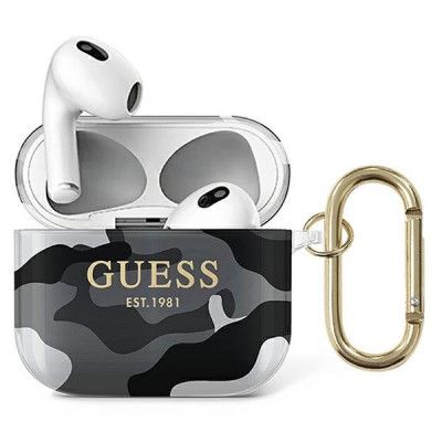 Guess Skal Camo Collection Airpods 3 - Svart