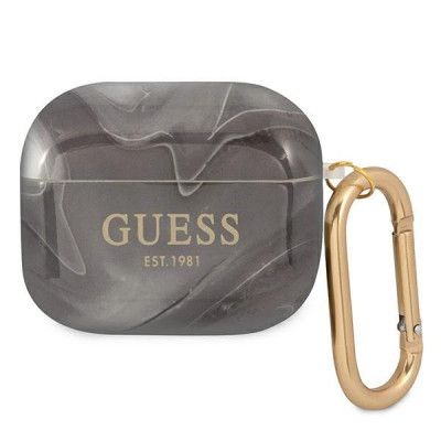 Guess Skal Marble Collection Airpods 3 - Svart