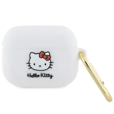 Hello Kitty AirPods Pro Skal Silikon Kitty Head - Vit