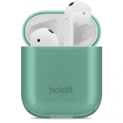 Holdit Seethru Skal Airpods 1/2 - Moss Green