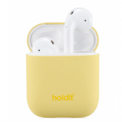 Holdit Silicone Skal Airpods - Nygard Yellow