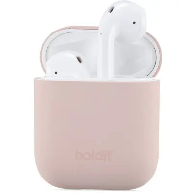 Holdit Silikonfodral Nygård (AirPods 1/2) - Vit