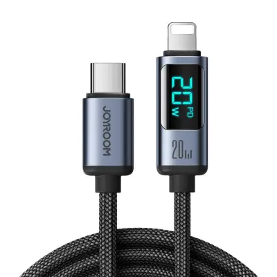 Joyroom USB-C till Lightning kabel 20W med LED display 1.2m