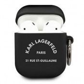 Karl Lagerfeld Skal Airpods Silicone RSG - Svart