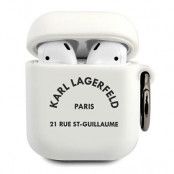 Karl Lagerfeld Skal Airpods Silicone RSG - Vit
