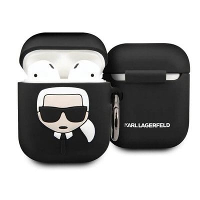 Karl Lagerfeld Skal Airpods Silikon Ikonik - Svart