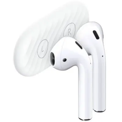Keybudz AirDockz - Magnetisk Hållare (AirPods) - Vit