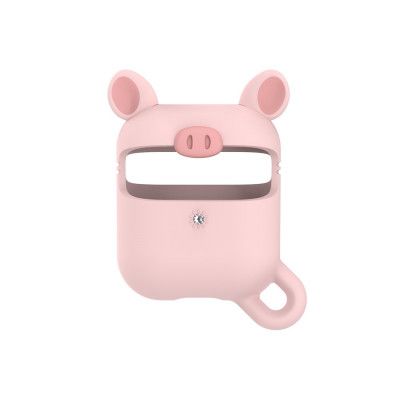 Kingxbar Apple AirPods Case - Cartoon Pig