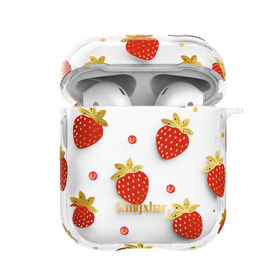 Kingxbar Apple AirPods Case - Strawberry