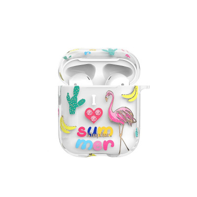 Kingxbar Apple AirPods Case - Swarovski Flamingo - Love Story