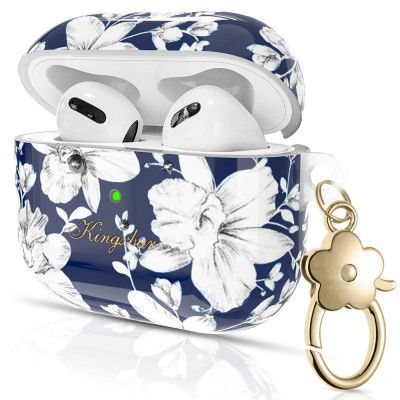 Kingxbar Blooming Pods Fodral För AirPods 3 - Svart