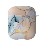 Kingxbar Marble Case (AirPods 1/2) - Svart