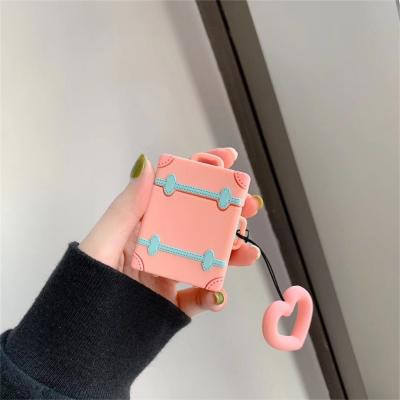 Liquid Silicone Skyddsväska för Apple Airpods - Rosa