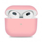Mjukt silikon skal till Apple Airpods 3 - Rosa
