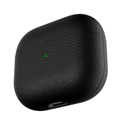PodSkinz Airpods 3 Skal Artisan Series Läder - Svart