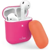 Puro Icon Fluo Case (AirPods 1/2) - Grön
