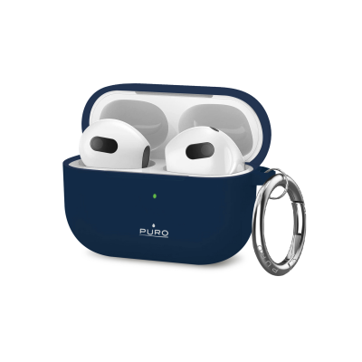 Puro Icon Skal Med Hook Airpods 3 - Blå