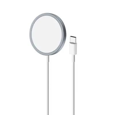 Puro MagSafe Magnetico Trådlös Laddare 1m - Blå