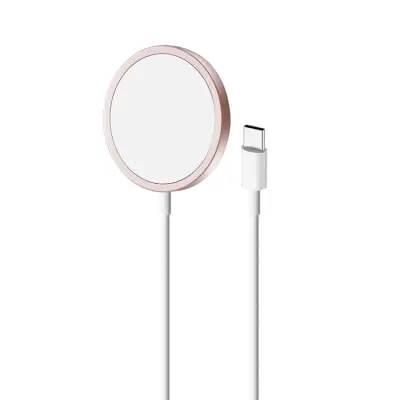 Puro MagSafe Magnetico Trådlös Laddare 1m - Rosa
