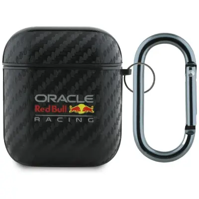Red Bull AirPods 1/2 Skal PU Carbon Logo - Svart