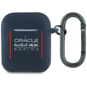 Red Bull AirPods 1/2 Skal Silicone Logo&Lines - Marinblå