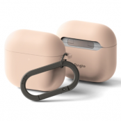 Ringke Airpods 4 Skal Silikon - Rosa Sand