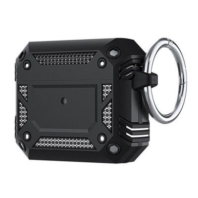 ShockProof Skal Med Nyckelring Airpods 3 - Svart