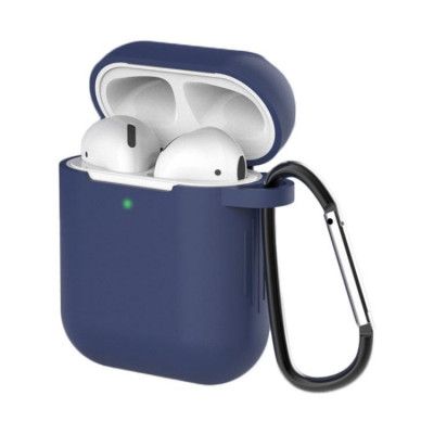 Silicone Soft Nyckelring Skal AirPods 2/AirPods 1 - Blå