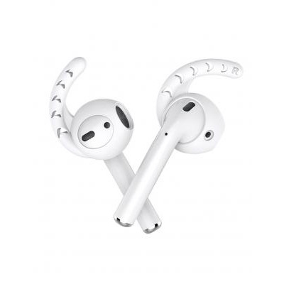 Silikon Earhooks till Apple AirPods - Vit