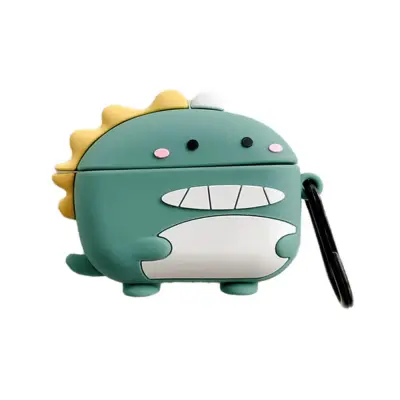 Silikon skal till Beats Studio Buds - Grön Dinosaurie