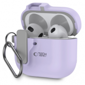 Tech-Protect Airpods 4 Skal Slim Hook - Lavender