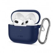 Tech-Protect Apple Airpods 3 Skal Silikon Hook - Marinblå