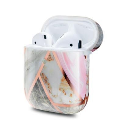 Tech-Protect Marble Apple Airpods - Rosa