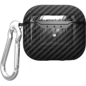 Trolsk Carbon Fiber Case (AirPods 3) - Röd