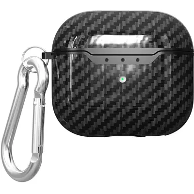 Trolsk Carbon Fiber Case (AirPods 3) - Svart