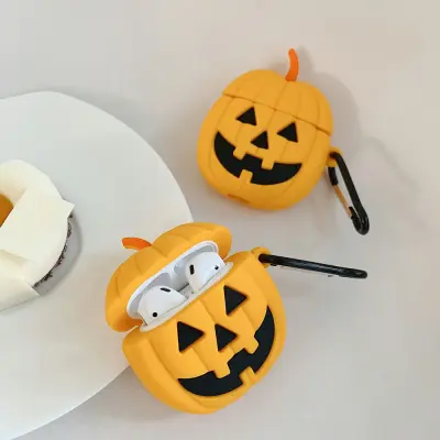 Trolsk Pumpkin Silicone Cover (AirPods 1/2)
