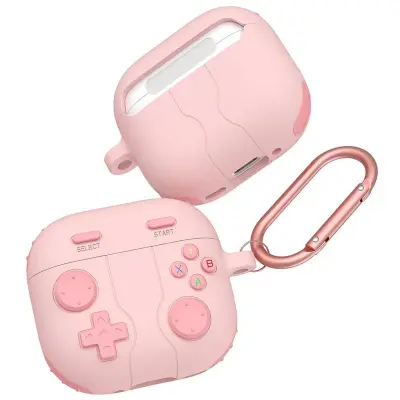 Trolsk Retro Gamepad Case (AirPods 4) - Grå