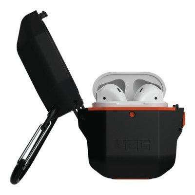 UAG Hårt fodral för Apple Airpods, Svart/Orange